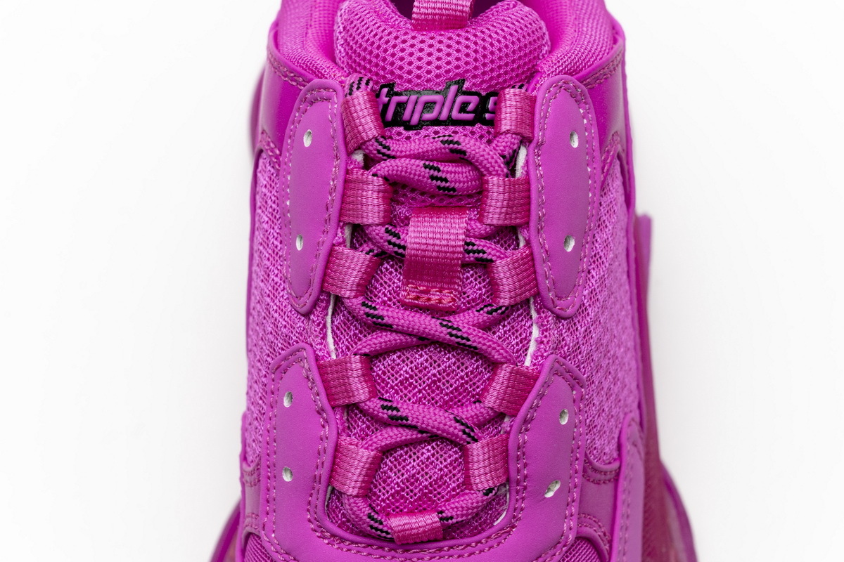 Coco Shoes Balenciaga Triple S Plum Red 541624 W09O1 2132 - Cocoshoesvip.net