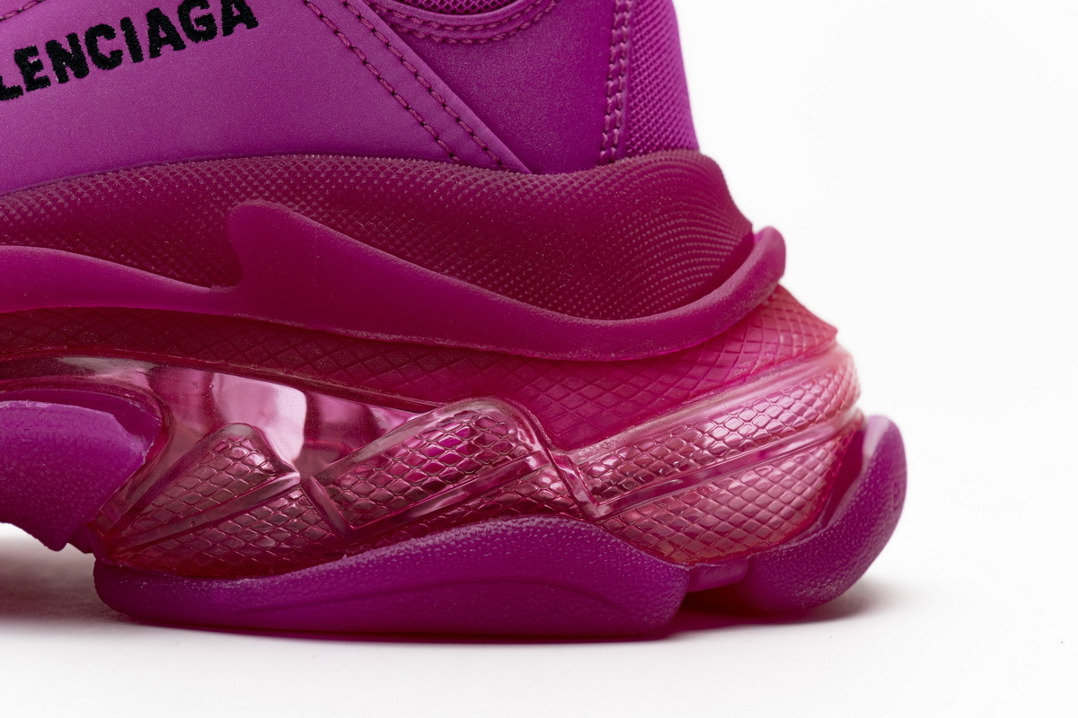 Coco Shoes Balenciaga Triple S Plum Red 541624 W09O1 2132 - Cocoshoesvip.net