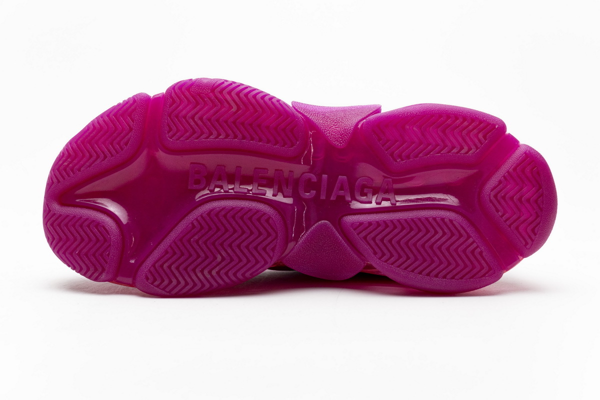 Coco Shoes Balenciaga Triple S Plum Red 541624 W09O1 2132 - Cocoshoesvip.net