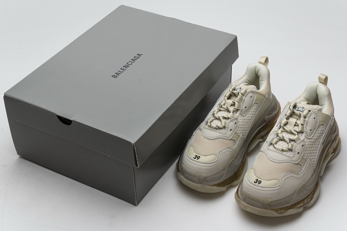 Coco Shoes Balenciaga Triple S Champagne 544351 W09O1 2178 - Cocoshoesvip.net