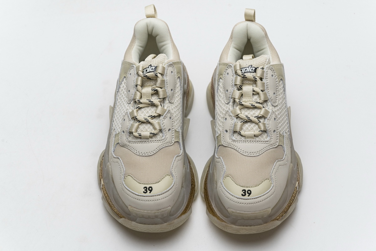 Coco Shoes Balenciaga Triple S Champagne 544351 W09O1 2178 - Cocoshoesvip.net