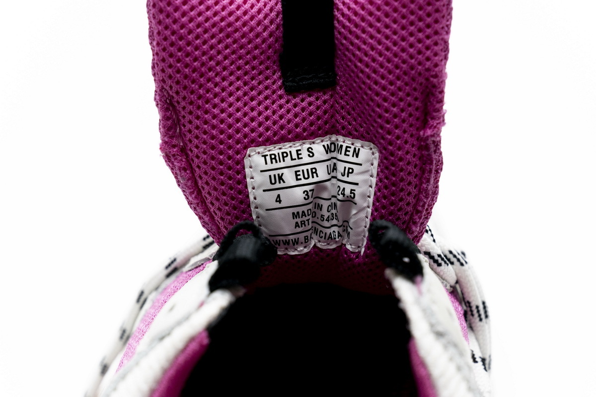 Coco Shoes Balenciaga Triple S Purple Red 544351 W09E1 1633 - Cocoshoesvip.net