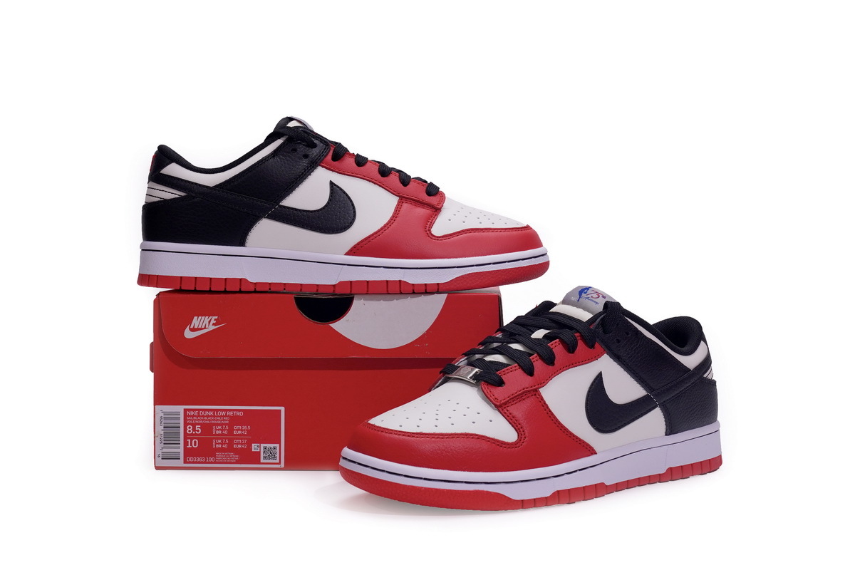 Coco Shoes Nike Dunk Low EMB NBA 75th Anniversary DD3363-100 - Cocoshoesvip.net