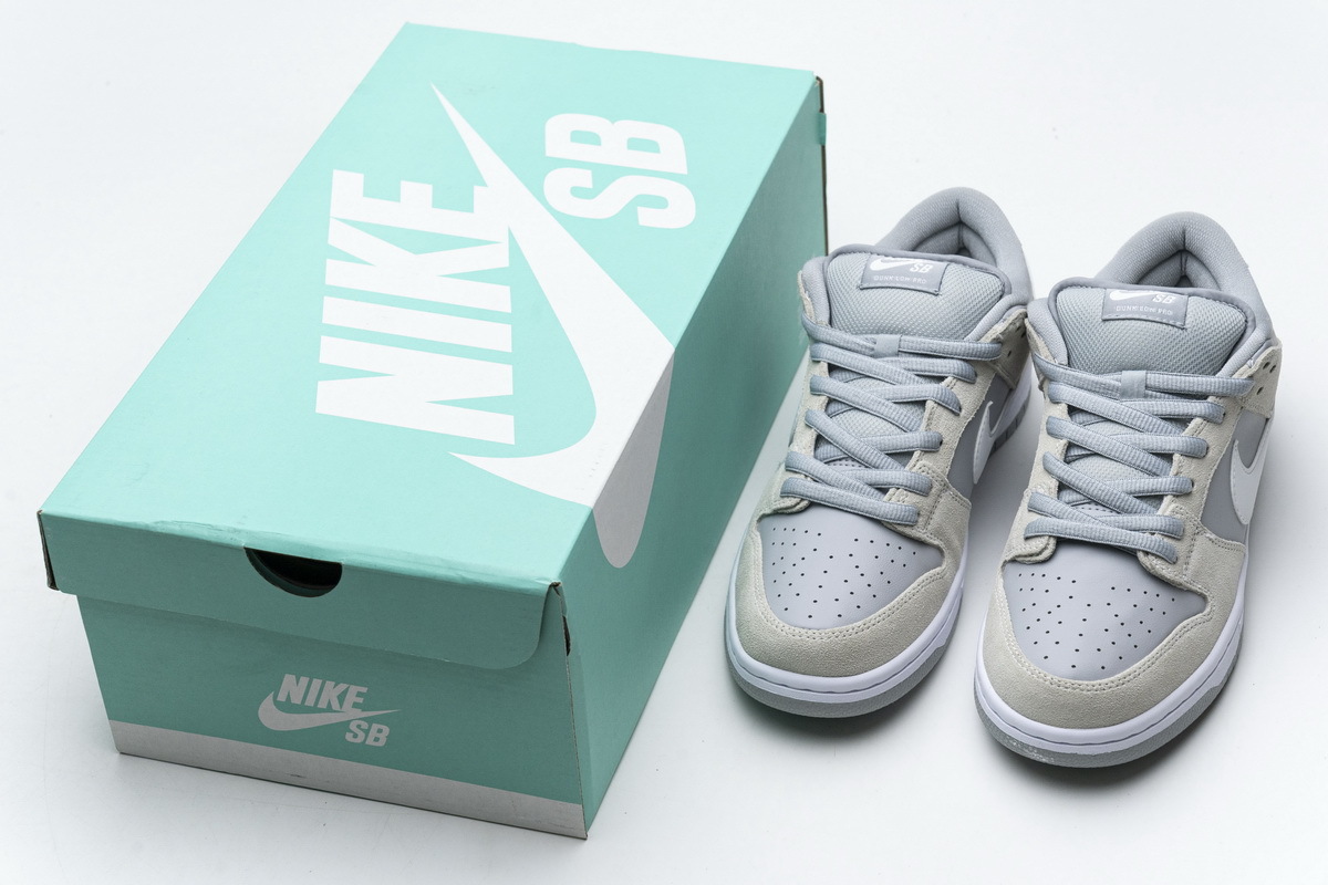 Coco Shoes Nike SB Dunk Low Summit White Wolf Grey AR0778-110  - Cocoshoesvip.net
