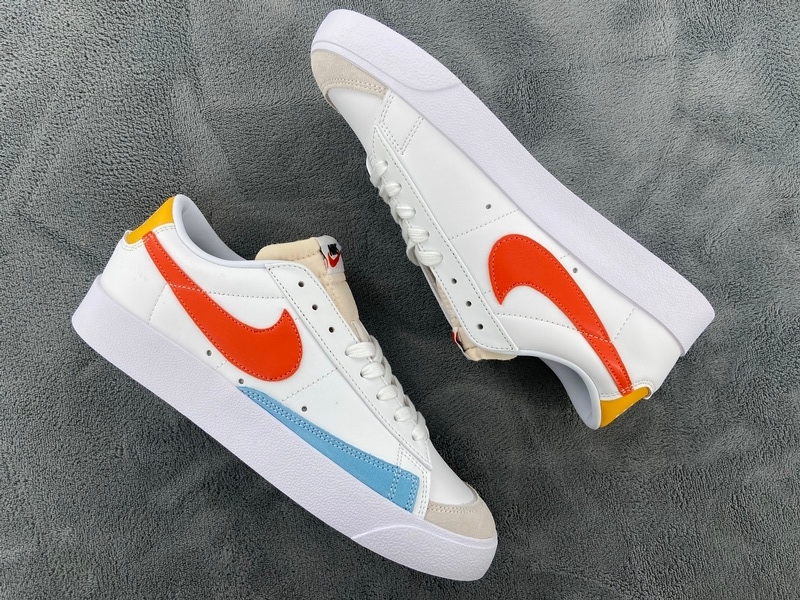 Coco Shoes Nike Blazer Low 77 White Red Blue DC4769-105 - Cocoshoesvip.net