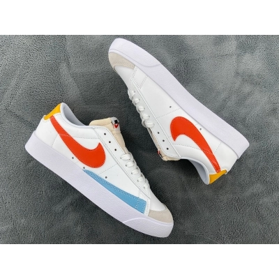 Nike Blazer Low 77 White Red Blue DC4769-105 02