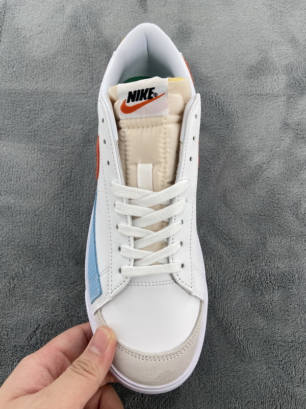 Coco Shoes Nike Blazer Low 77 White Red Blue DC4769-105 - Cocoshoesvip.net