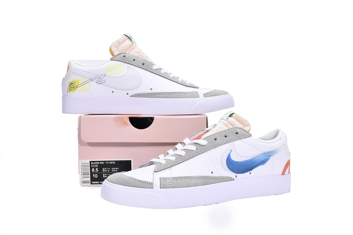 Coco Shoes Nike Blazer Low 77 Flyleather Mayumi Yamase White DM0882-100 - Cocoshoesvip.net