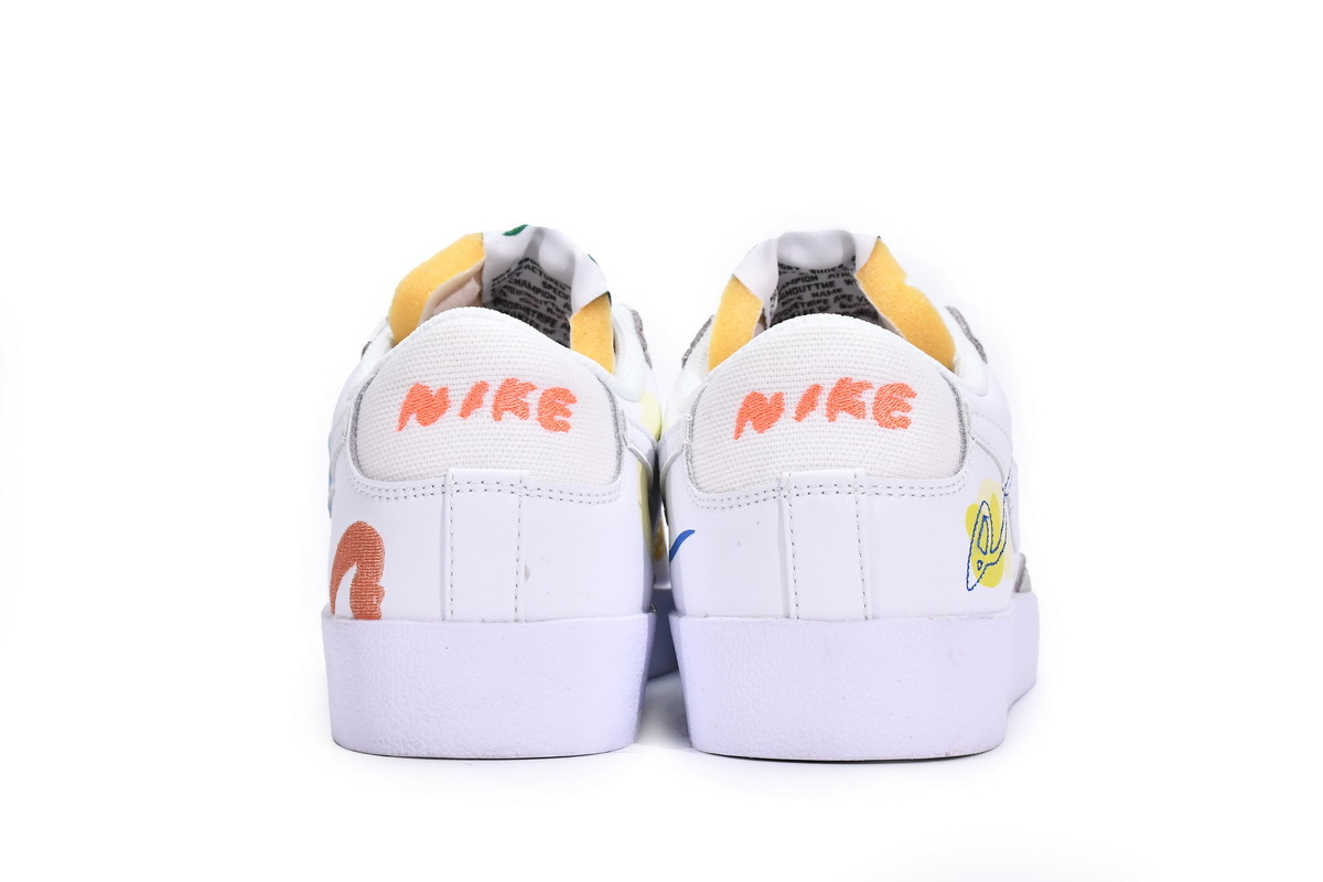 Coco Shoes Nike Blazer Low 77 Flyleather Mayumi Yamase White DM0882-100 - Cocoshoesvip.net