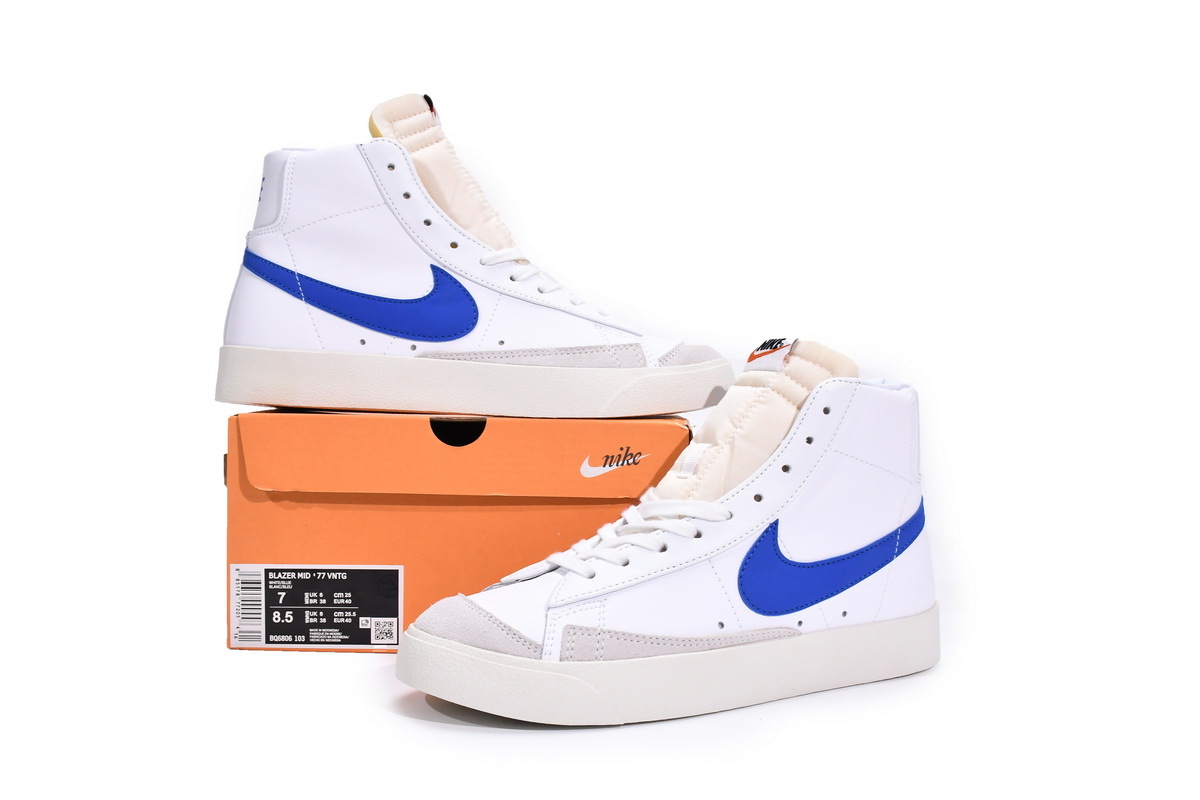 Coco Shoes Nike Blazer Mid 77 Vintage Racer Blue BQ6806-103 - Cocoshoesvip.net