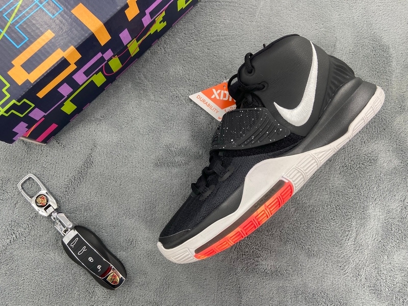 Coco Shoes Nike Kyrie 6 Jet Black White BQ4631-001 - Cocoshoesvip.net