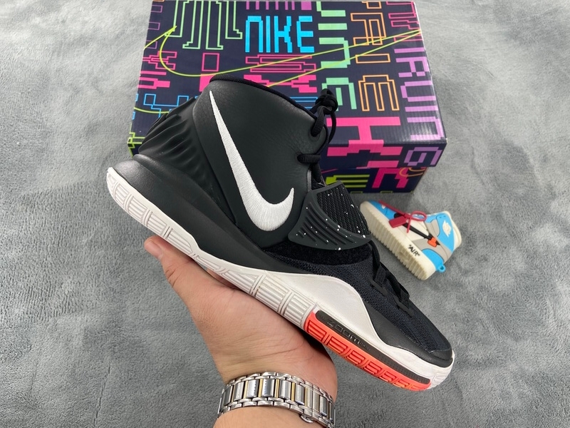 Coco Shoes Nike Kyrie 6 Jet Black White BQ4631-001 - Cocoshoesvip.net