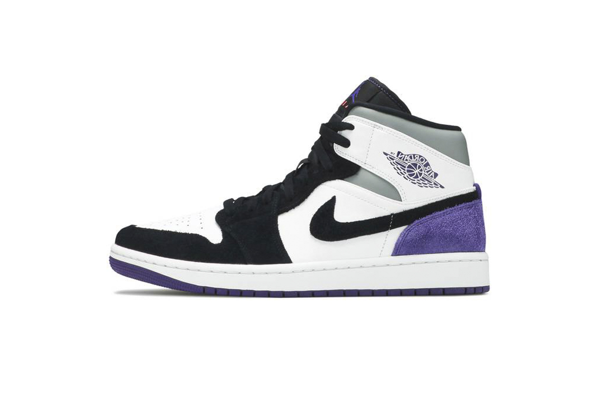 Coco Shoes Air Jordan 1 Mid SE Purple 852542-105 - Cocoshoesvip.net