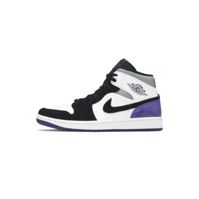 Air Jordan 1 Mid SE Purple 852542-105 01