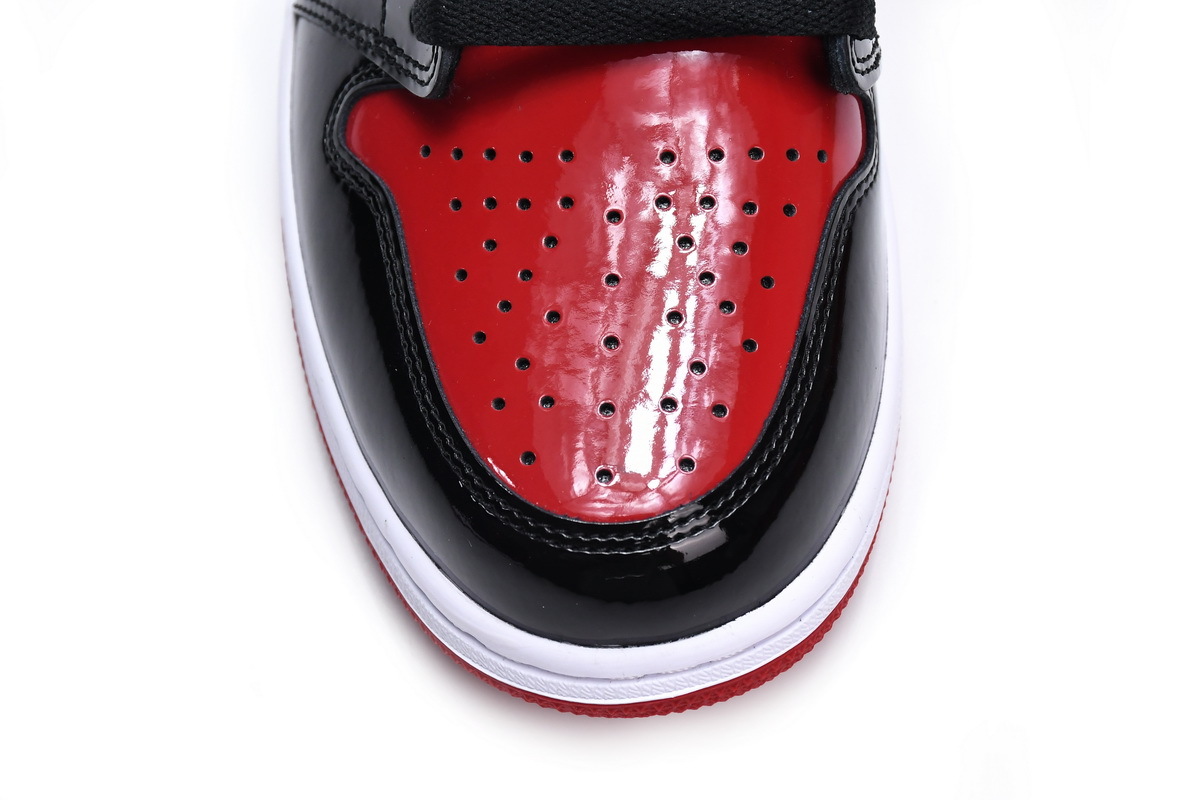 Coco Shoes Air Jordan 1 Retro High OG Bred Patent 555088-063 - Cocoshoesvip.net