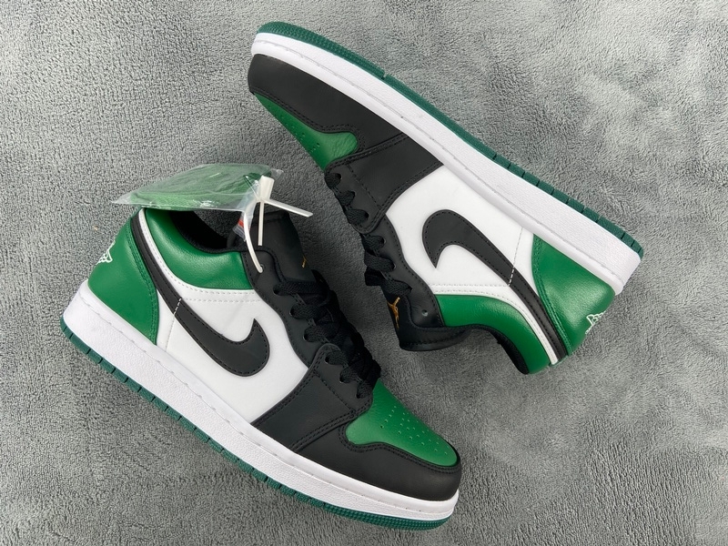 Coco Shoes Air Jordan 1 Low Green Toe 553558-371 - Cocoshoesvip.net