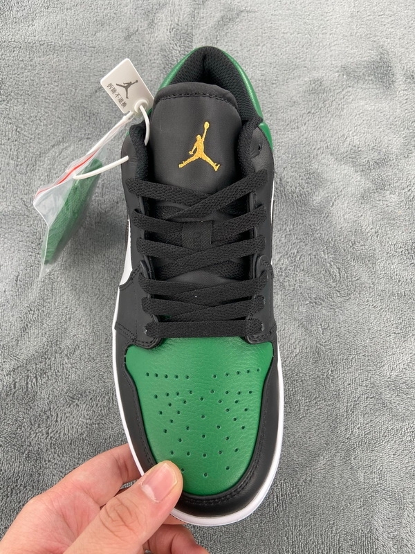 Coco Shoes Air Jordan 1 Low Green Toe 553558-371 - Cocoshoesvip.net