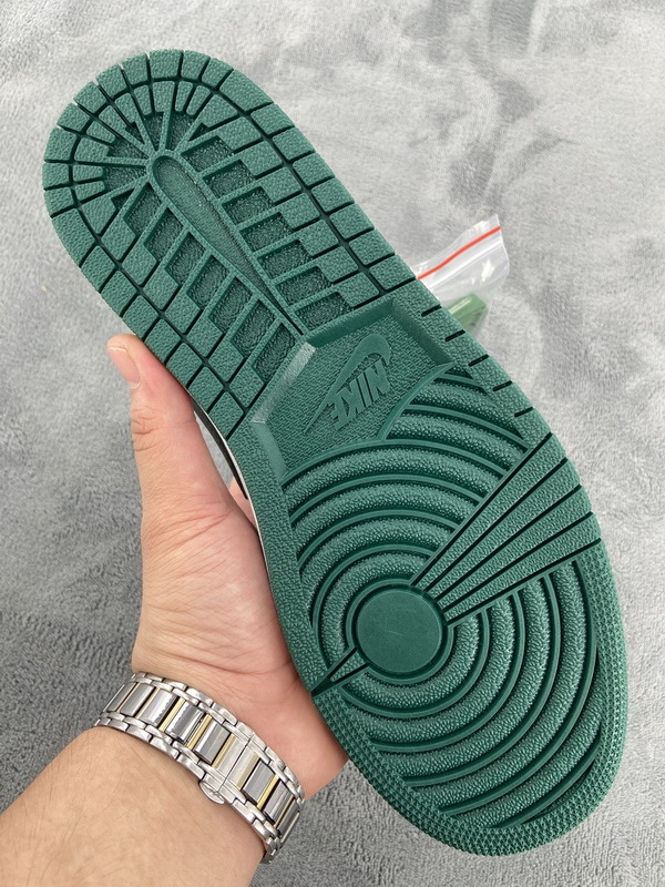 Coco Shoes Air Jordan 1 Low Green Toe 553558-371 - Cocoshoesvip.net