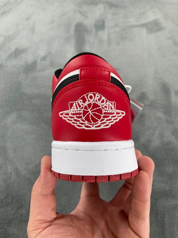 Coco Shoes Air Jordan 1 Low Bred Toe 553558-612 - Cocoshoesvip.net