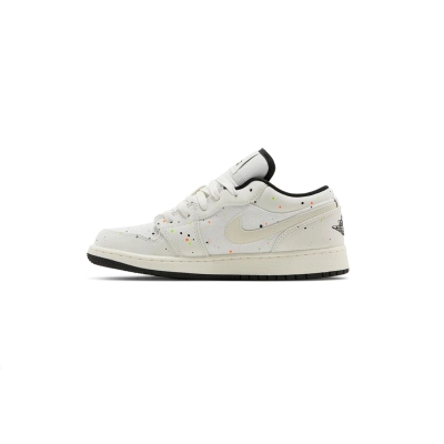Air Jordan 1 LOW SE GS 'PAINT SPLATTER' DH3295-100 01