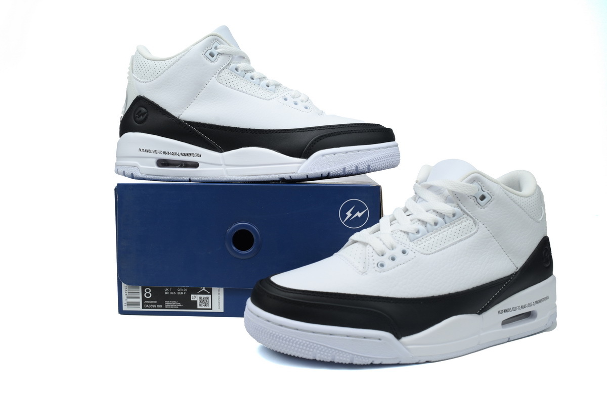 【🎈Special Offer】Air Jordan 3 Retro x Fragment Design White DA3595-100