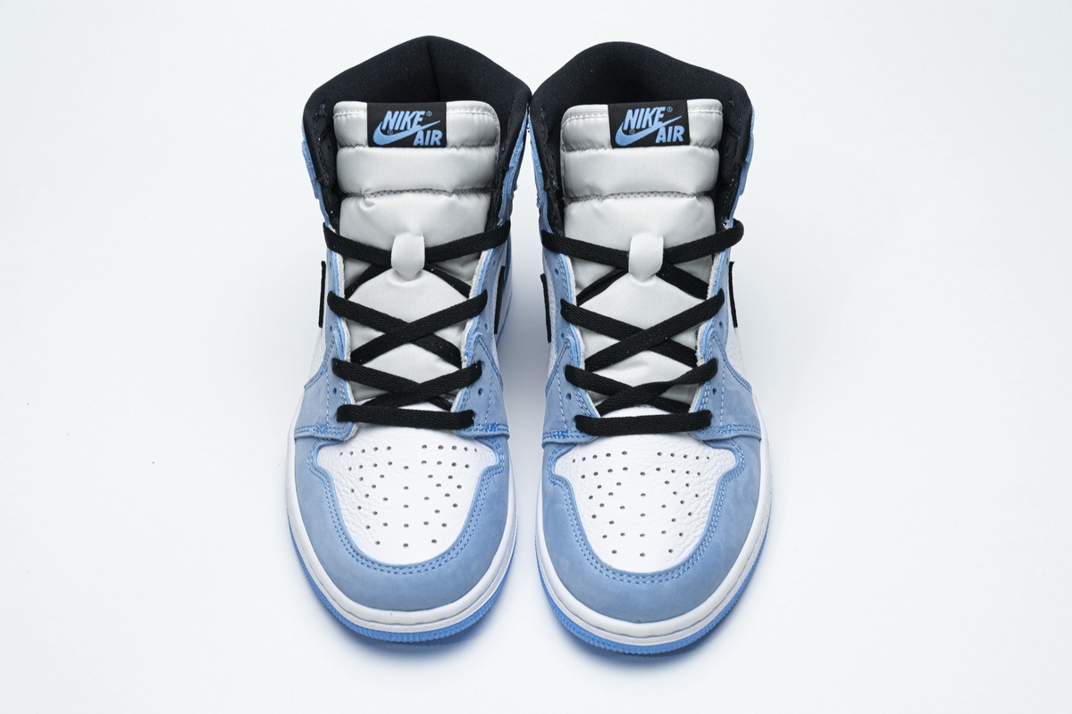 Coco Shoes Air Jordan 1 Retro High White University Blue Black 555088-134 - Cocoshoesvip.net