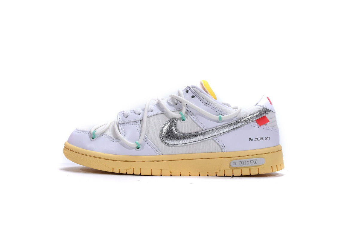Coco Shoes Nike Dunk Low Off-White Lot 1 DM1602-127 - Cocoshoesvip.net