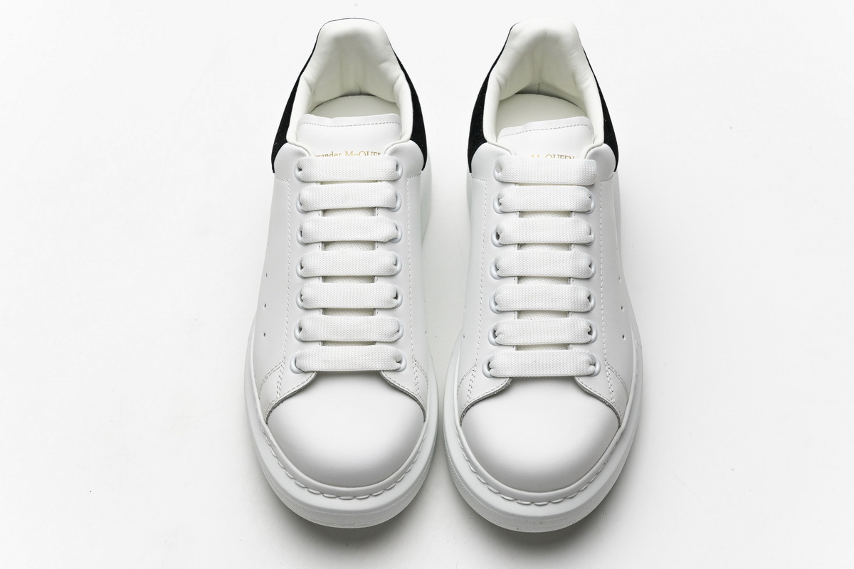 Coco Shoes Alexander McQueen Oversized Ivory Black 553680WHGP59061 - Cocoshoesvip.net