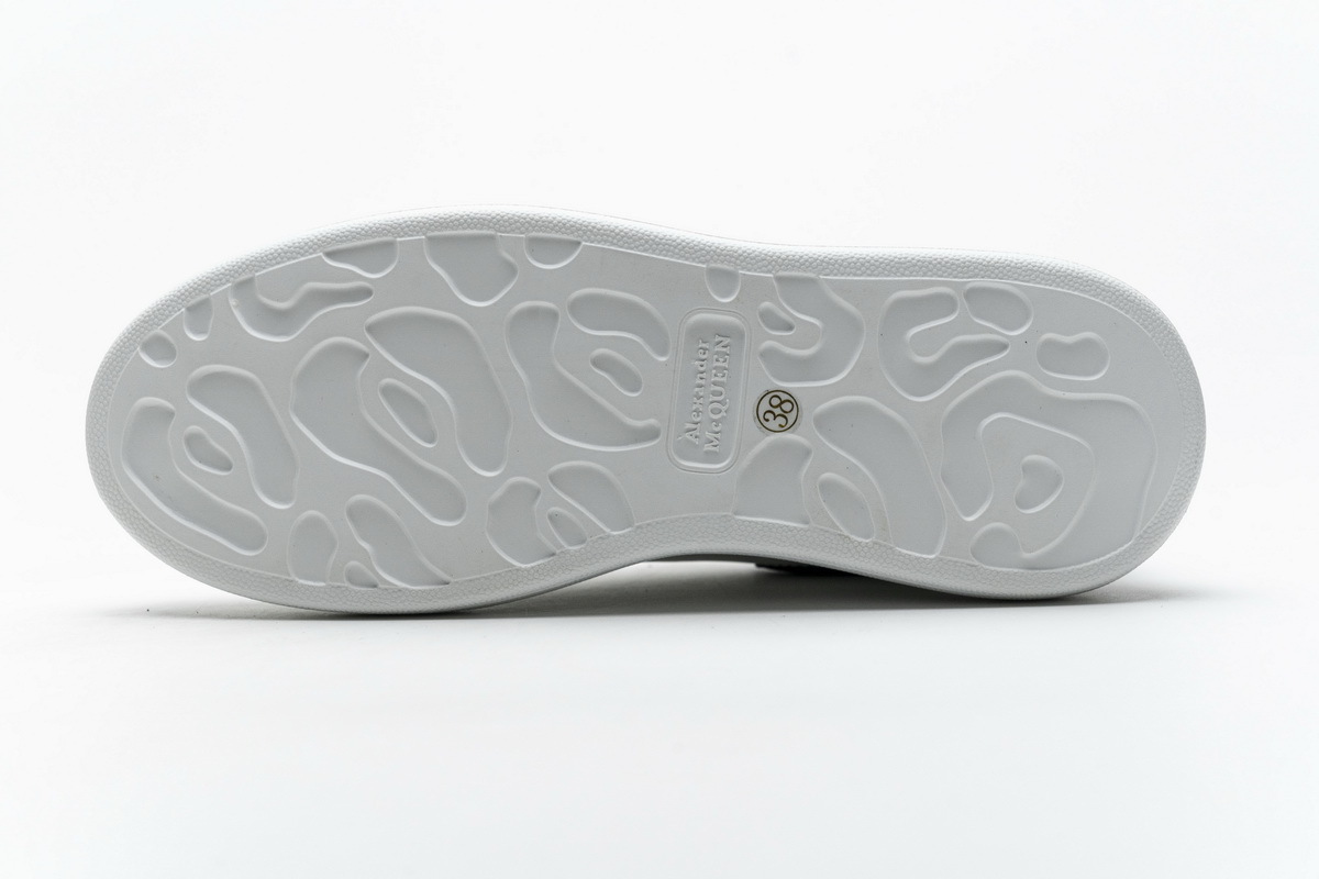 Coco Shoes Alexander McQueen Oversized Ivory Black 553680WHGP59061 - Cocoshoesvip.net