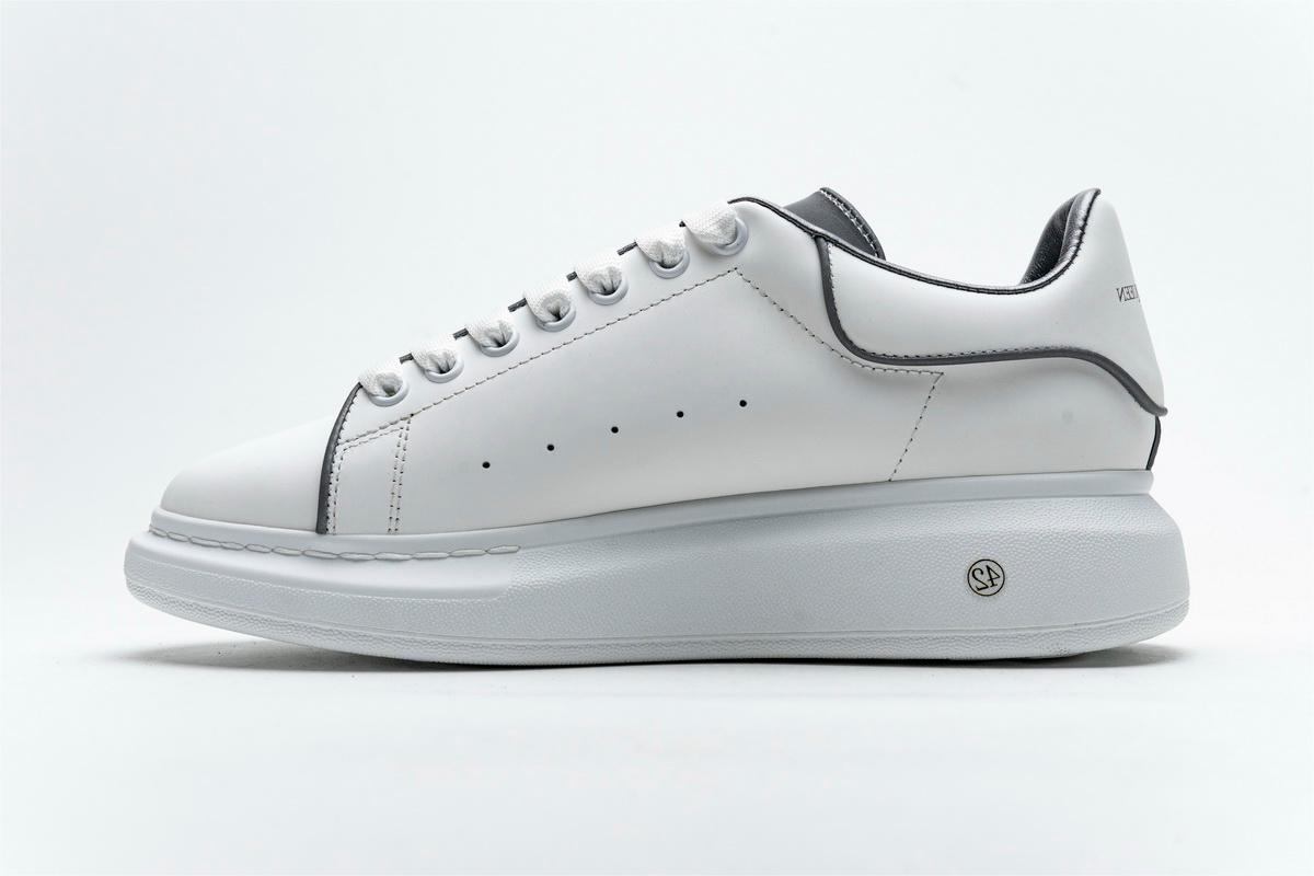 Coco Shoes Alexander McQueen Oversized White Grey 553770 9076 - Cocoshoesvip.net