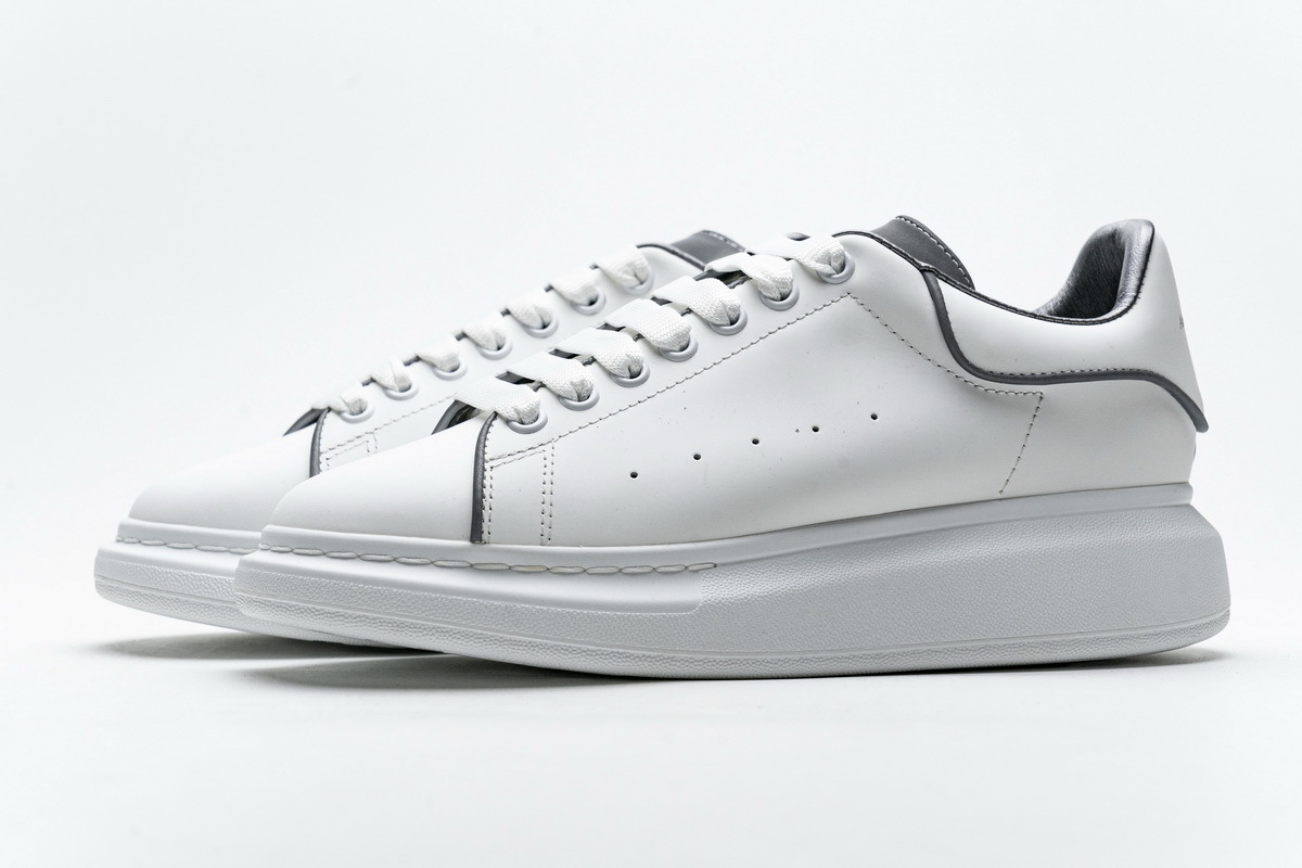 Coco Shoes Alexander McQueen Oversized White Grey 553770 9076 - Cocoshoesvip.net