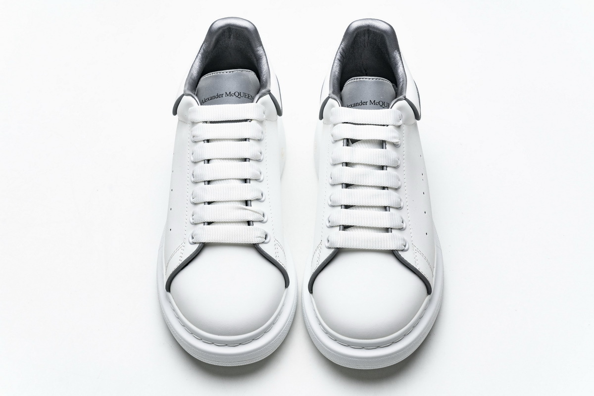 Coco Shoes Alexander McQueen Oversized White Grey 553770 9076 - Cocoshoesvip.net