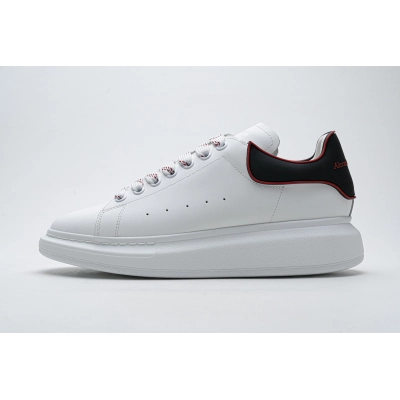 Alexander McQueen Oversized White Black Red Outline 625156WHXMT9183 01