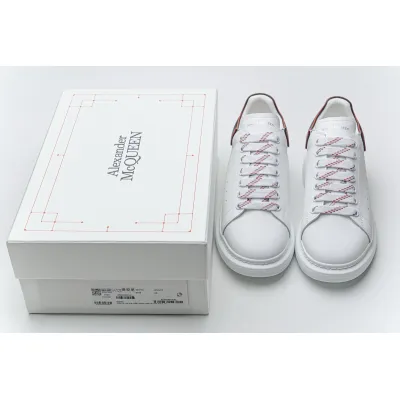 Alexander McQueen Oversized White Black Red Outline 625156WHXMT9183 02