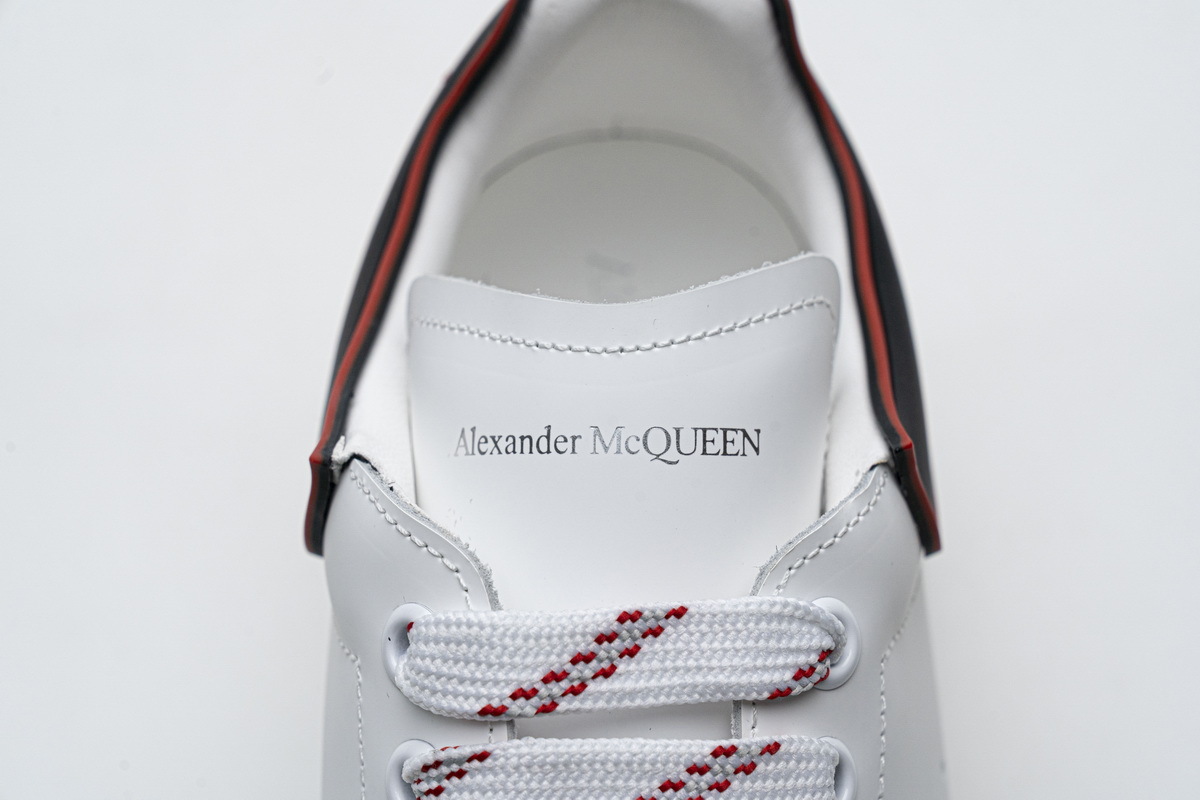 Coco Shoes Alexander McQueen Oversized White Black Red Outline 625156WHXMT9183 - Cocoshoesvip.net