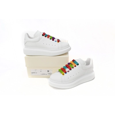 Alexander McQueen Oversized White Rainbow 553770WHX9P9035 02