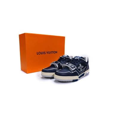 Louis Vuitton Trainer Navy Mesh 1A9DEF 02