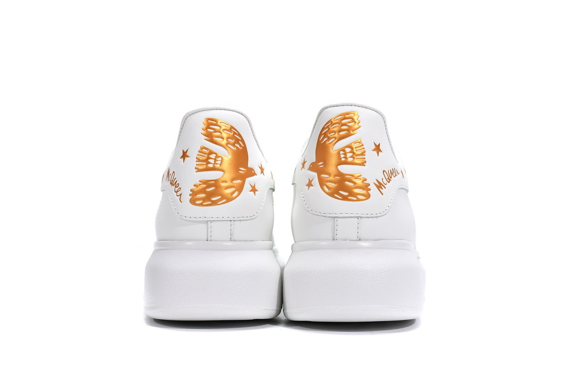 Coco Shoes Alexander McQueen Oversized Golden Phoenix Tail Color - Cocoshoesvip.net