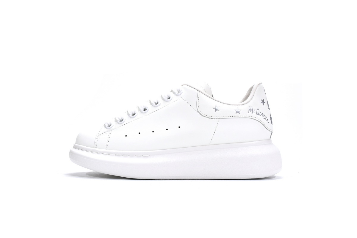 Coco Shoes Alexander McQueen Oversized Silver Phoenix Tail Color - Cocoshoesvip.net