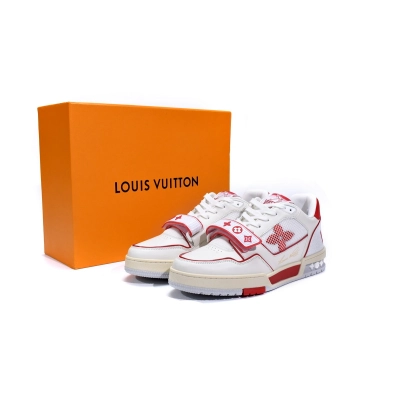 Louis Vuitton Trainer Red Mesh 1A98VI 02