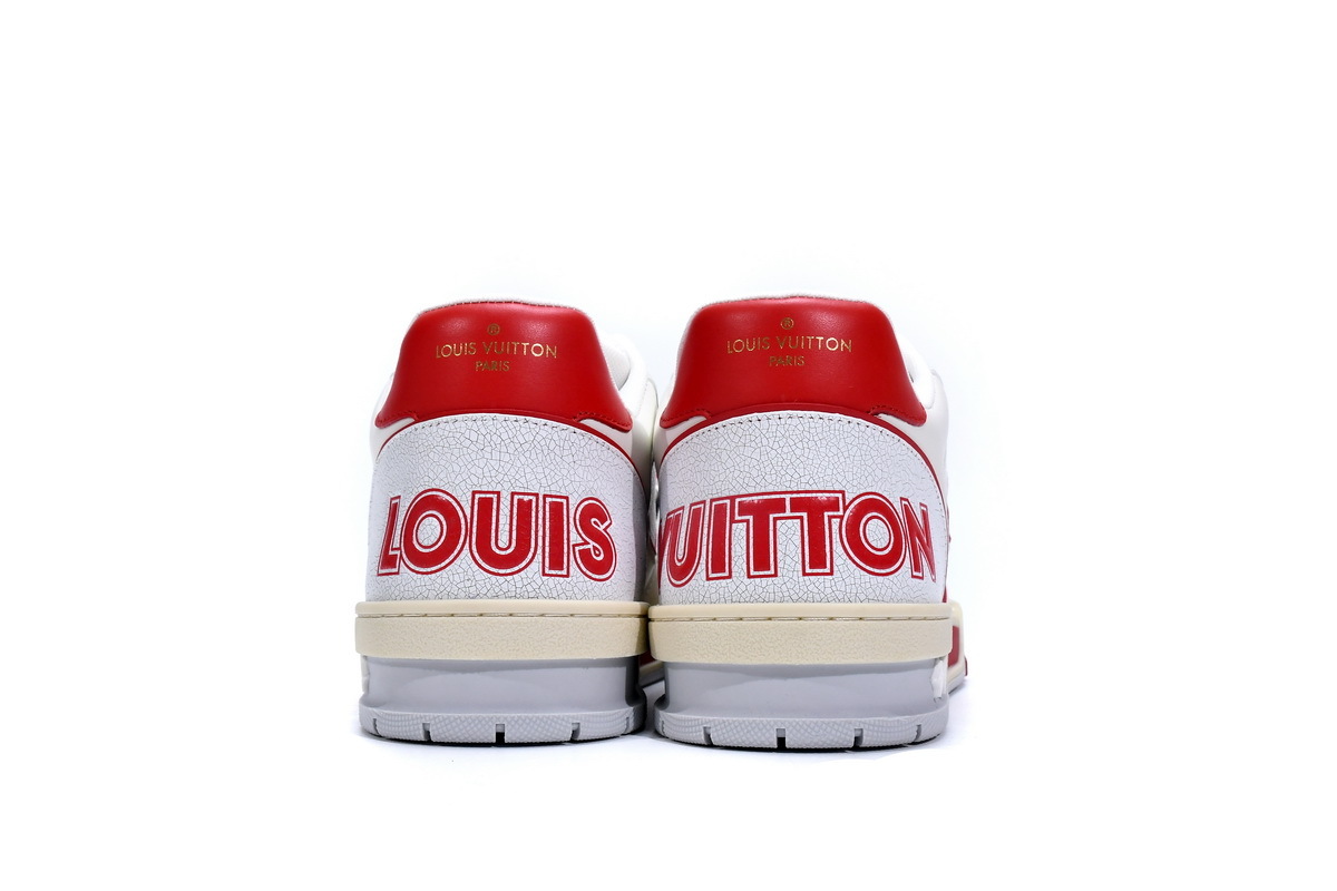 Coco Shoes Louis Vuitton Trainer Red Mesh 1A98VI - Cocoshoesvip.net