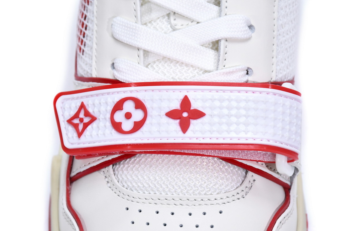 Coco Shoes Louis Vuitton Trainer Red Mesh 1A98VI - Cocoshoesvip.net