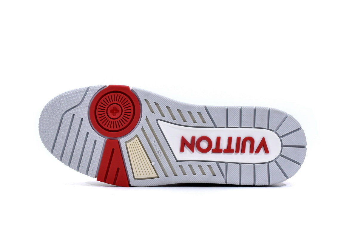 Coco Shoes Louis Vuitton Trainer Red Mesh 1A98VI - Cocoshoesvip.net