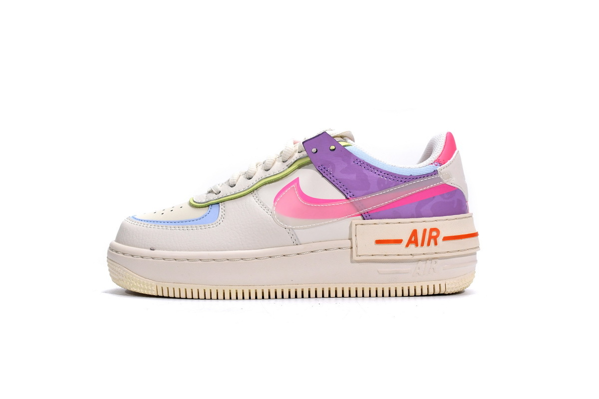 Coco Shoes Nike Air Force 1 Shadow Beige Pale Ivory CU3012-164 - Cocoshoesvip.net