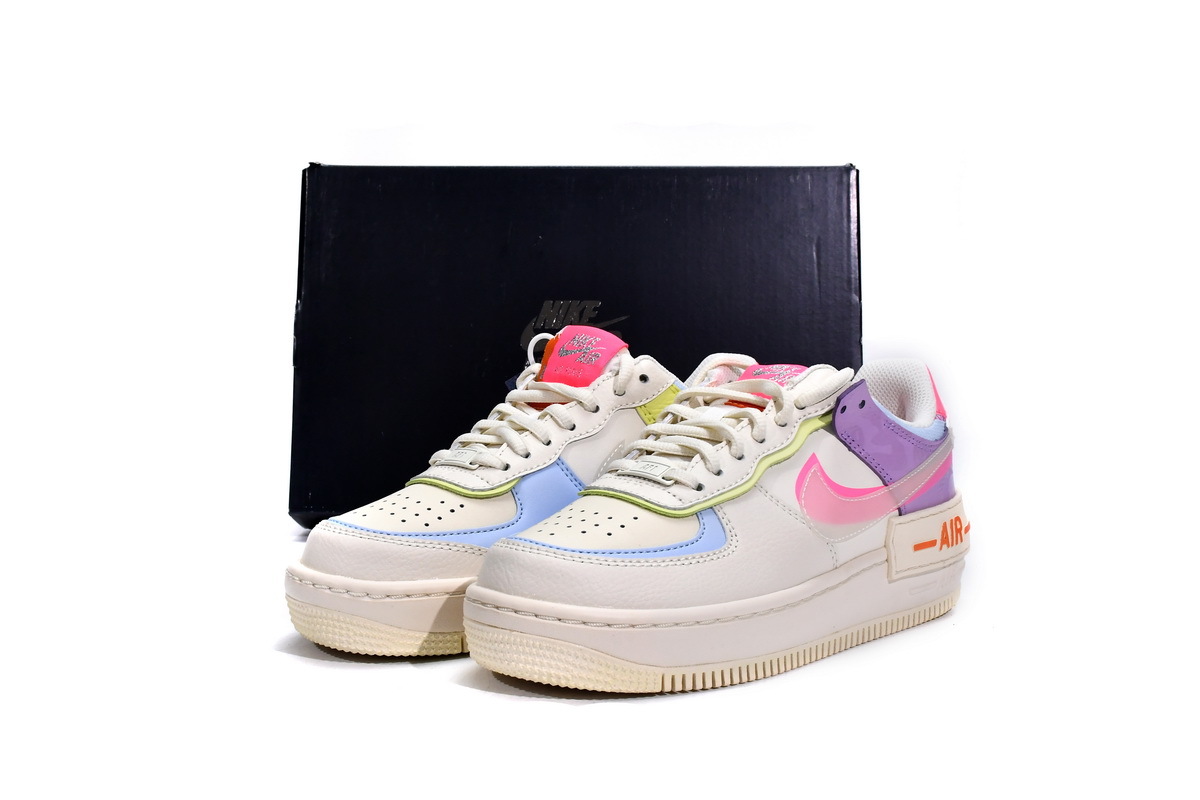 Coco Shoes Nike Air Force 1 Shadow Beige Pale Ivory CU3012-164 - Cocoshoesvip.net
