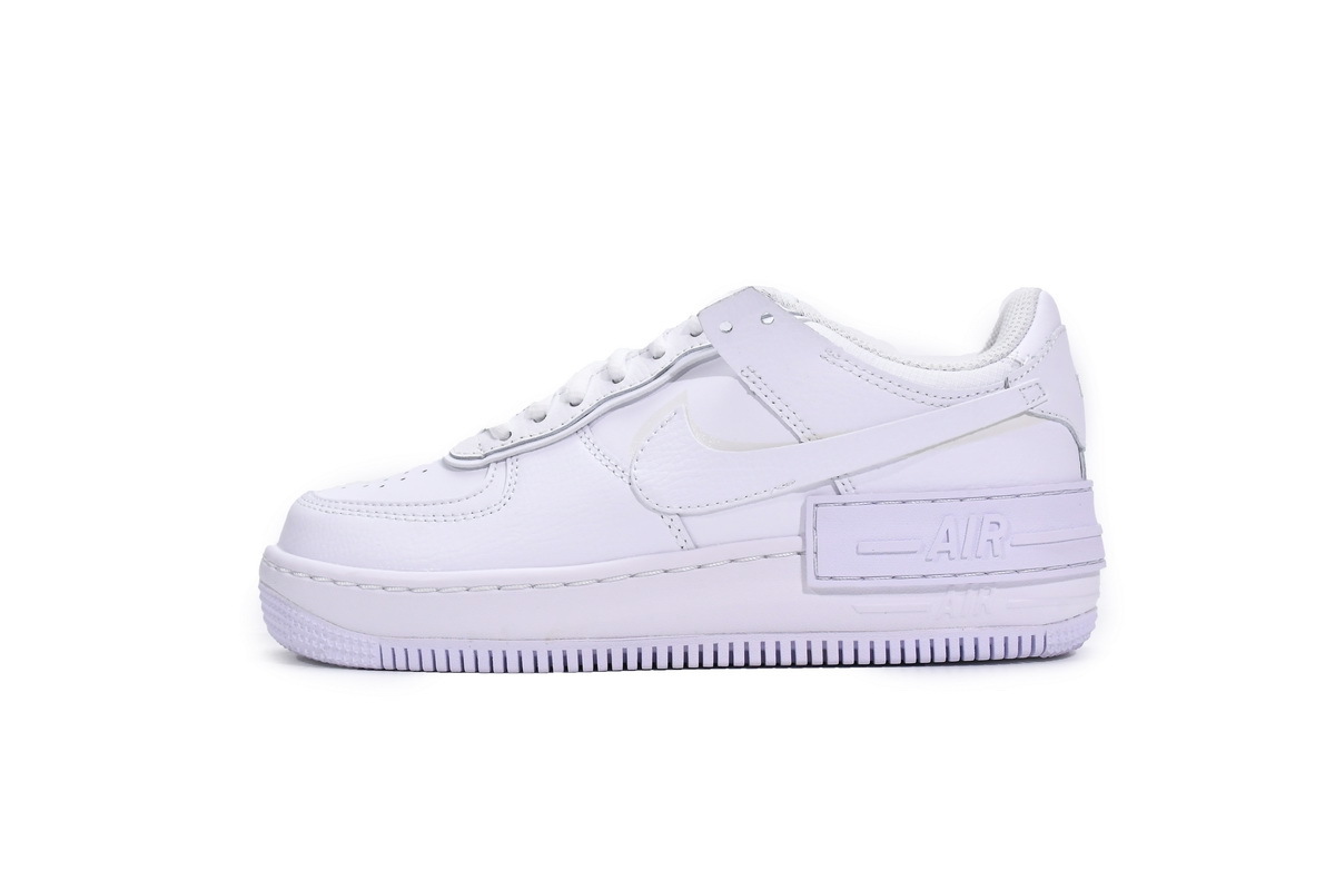 Coco Shoes Nike Air Force 1 Shadow Triple White CI0919-100 - Cocoshoesvip.net
