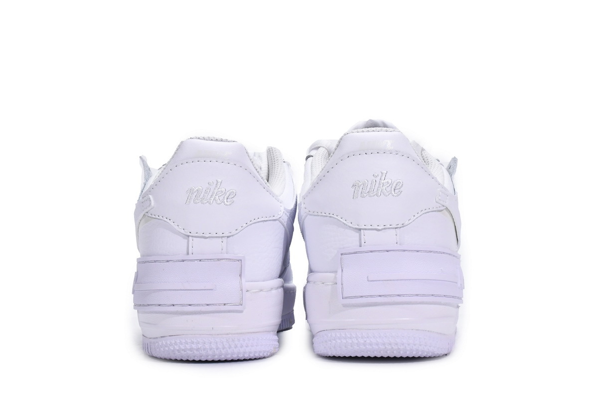 Coco Shoes Nike Air Force 1 Shadow Triple White CI0919-100 - Cocoshoesvip.net