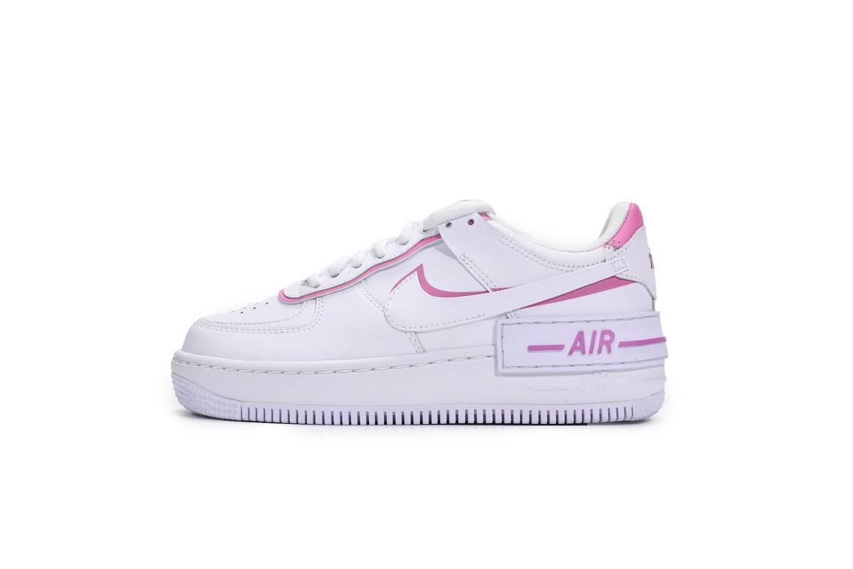 Coco Shoes Nike Air Force 1 Shadow White Magic Flamingo CI0919-102 - Cocoshoesvip.net