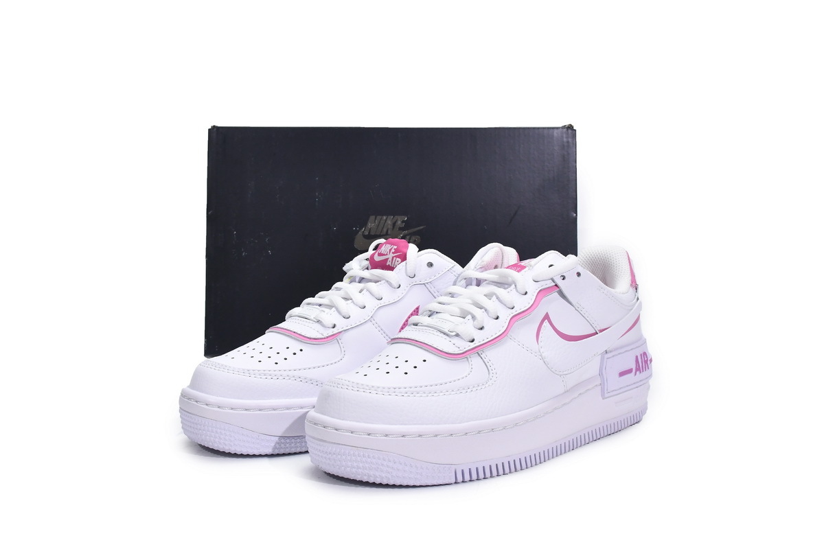 Coco Shoes Nike Air Force 1 Shadow White Magic Flamingo CI0919-102 - Cocoshoesvip.net