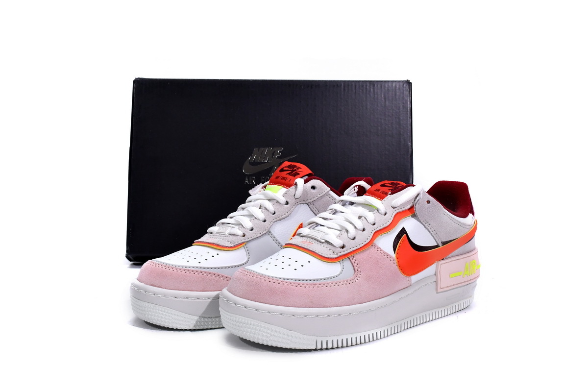 Coco Shoes Nike Air Force 1 Shadow Orange Pearl CU8591-600 - Cocoshoesvip.net